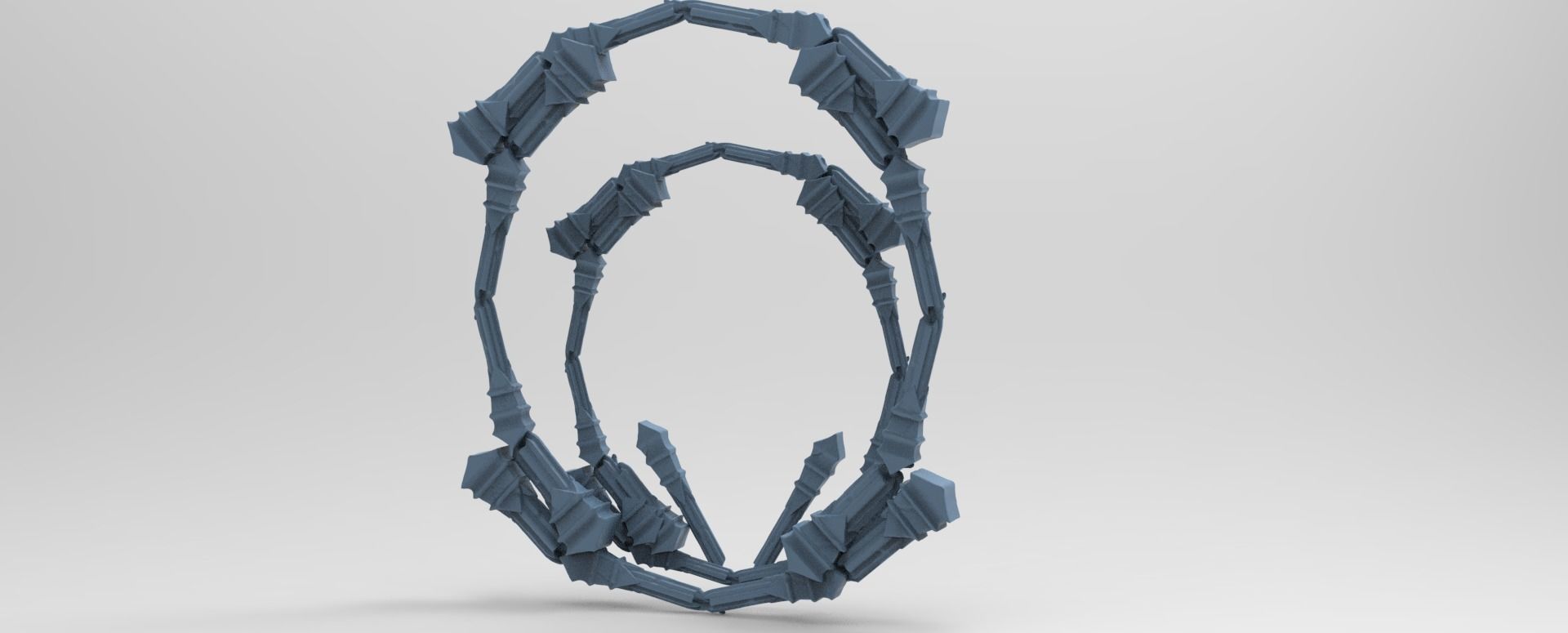 Hindu Gods Cliff collection full 3D model_3