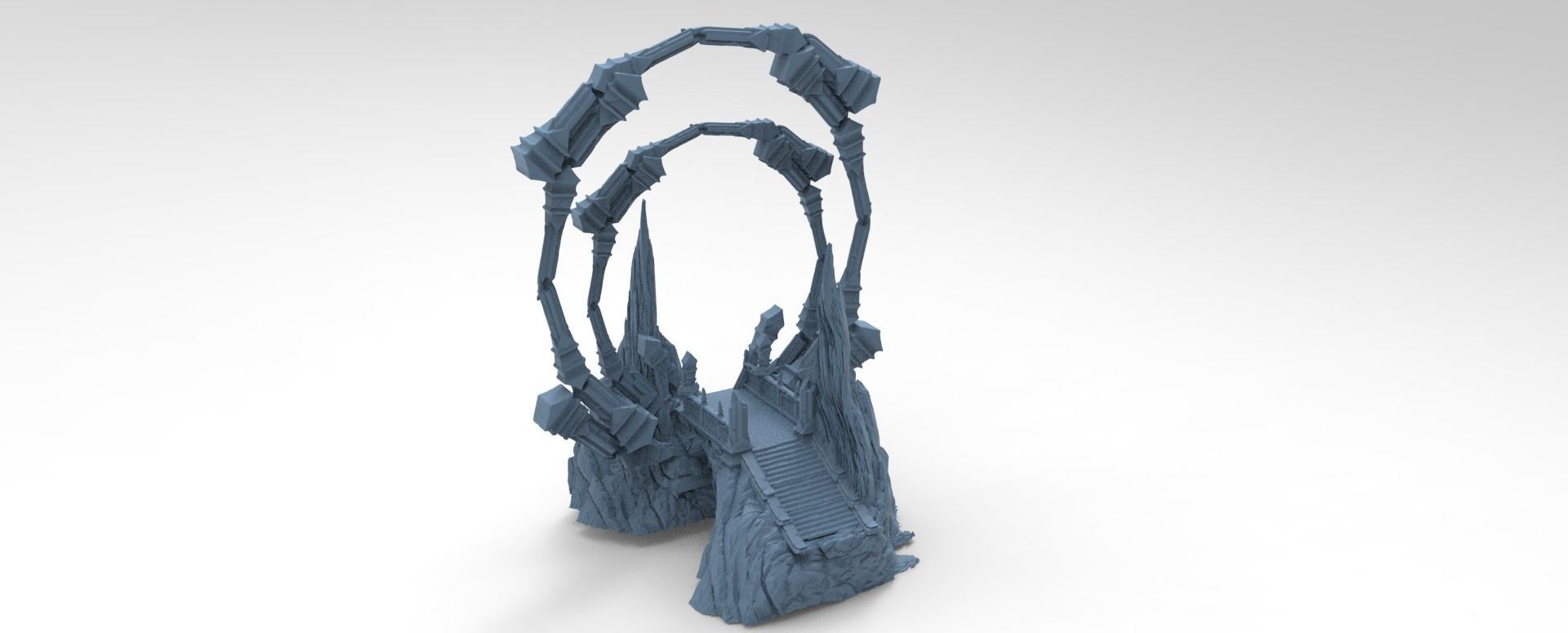 Hindu Gods Cliff collection full 3D model_16