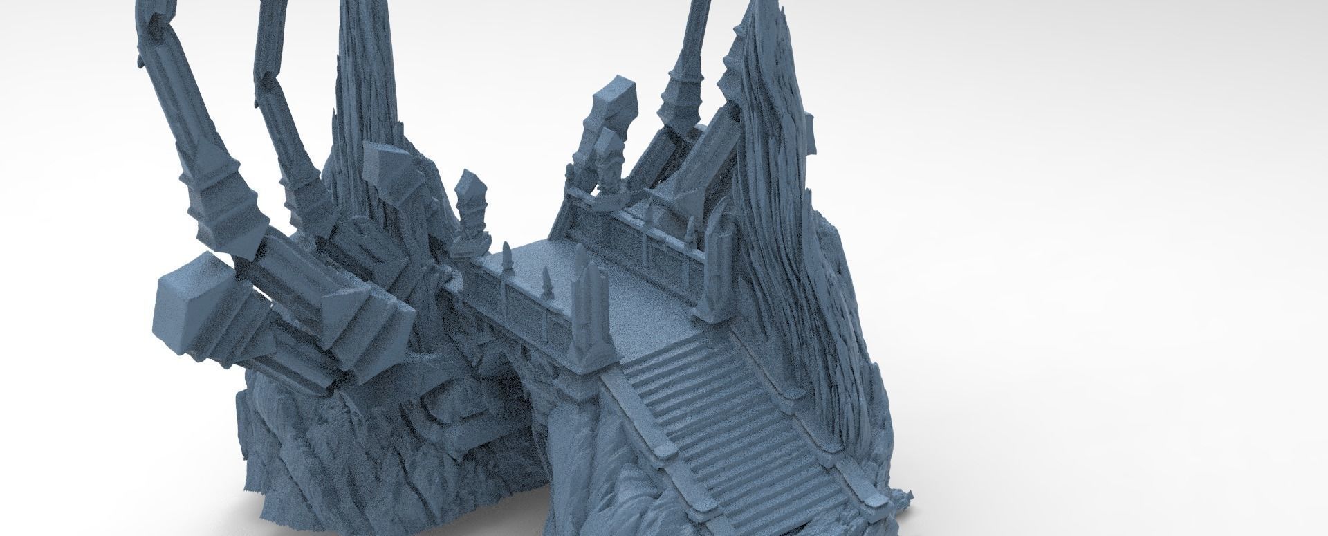 Hindu Gods Cliff collection full 3D model_10