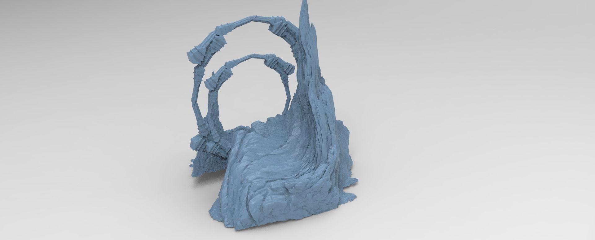 Hindu Gods Cliff collection full 3D model_11