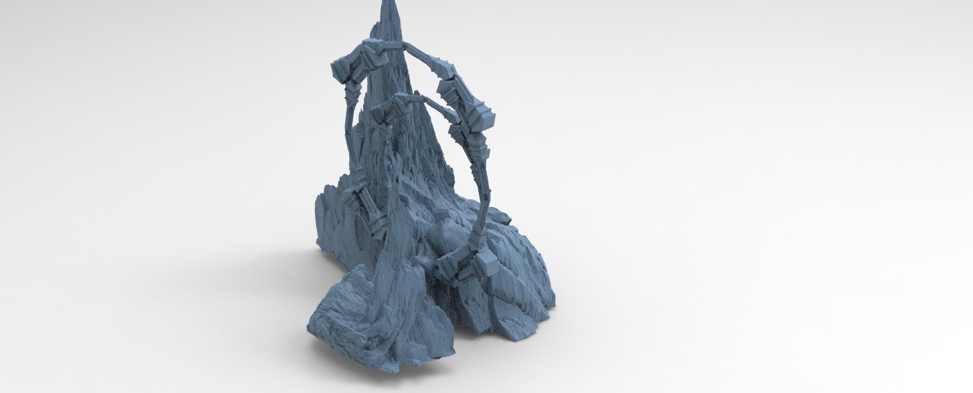 Hindu Gods Cliff collection full 3D model_9