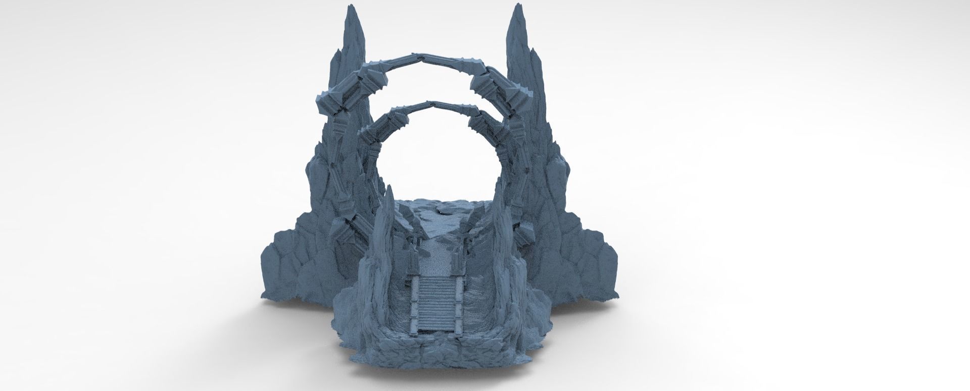 Hindu Gods Cliff collection full 3D model_13