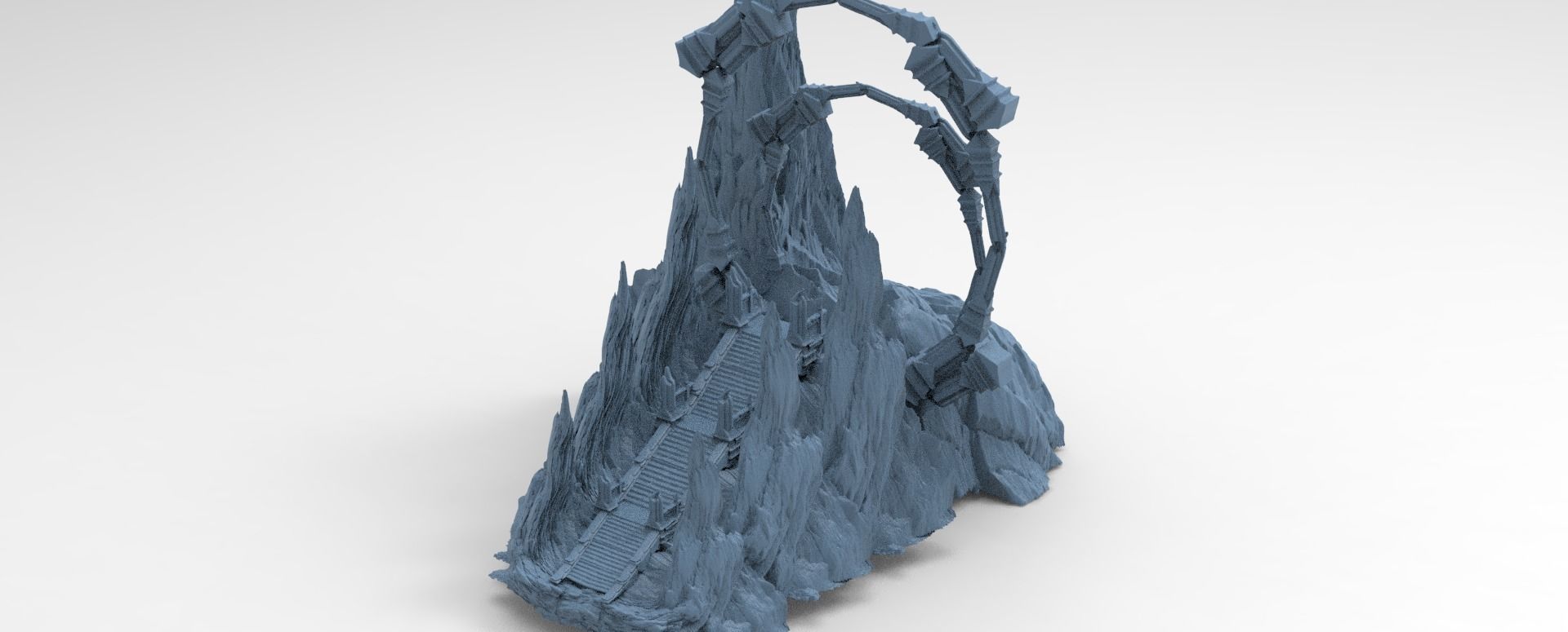 Hindu Gods Cliff collection full 3D model_24