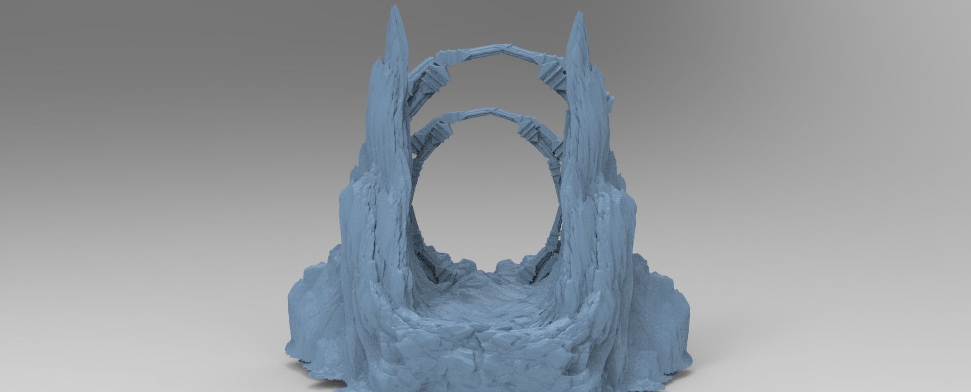 Hindu Gods Cliff collection full 3D model_4