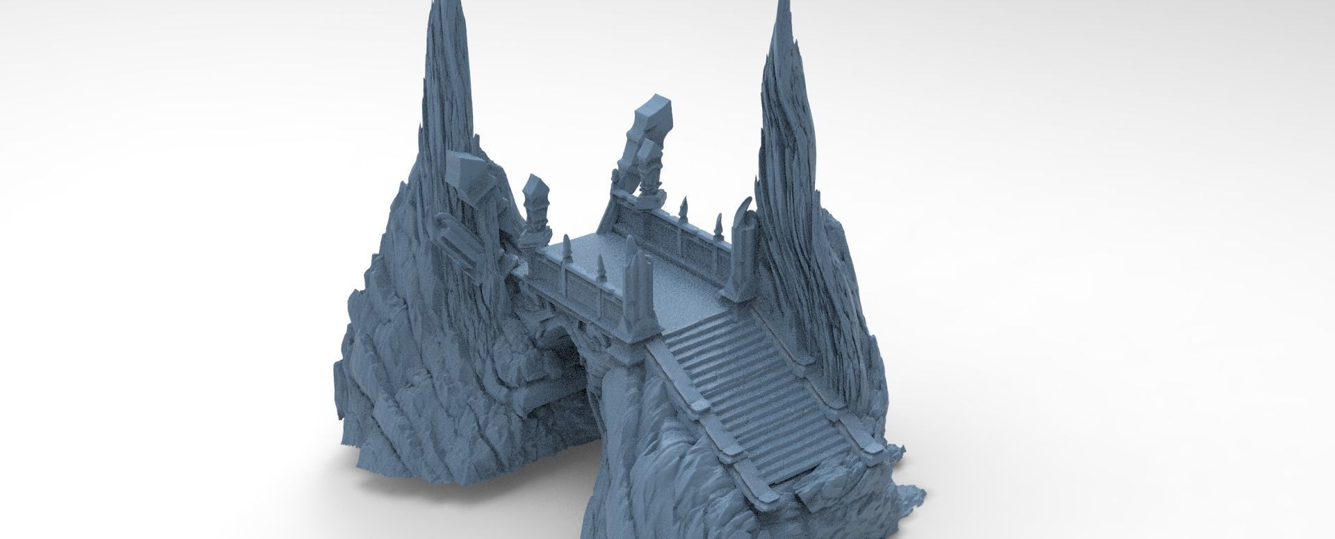 Hindu Gods Cliff collection full 3D model_7