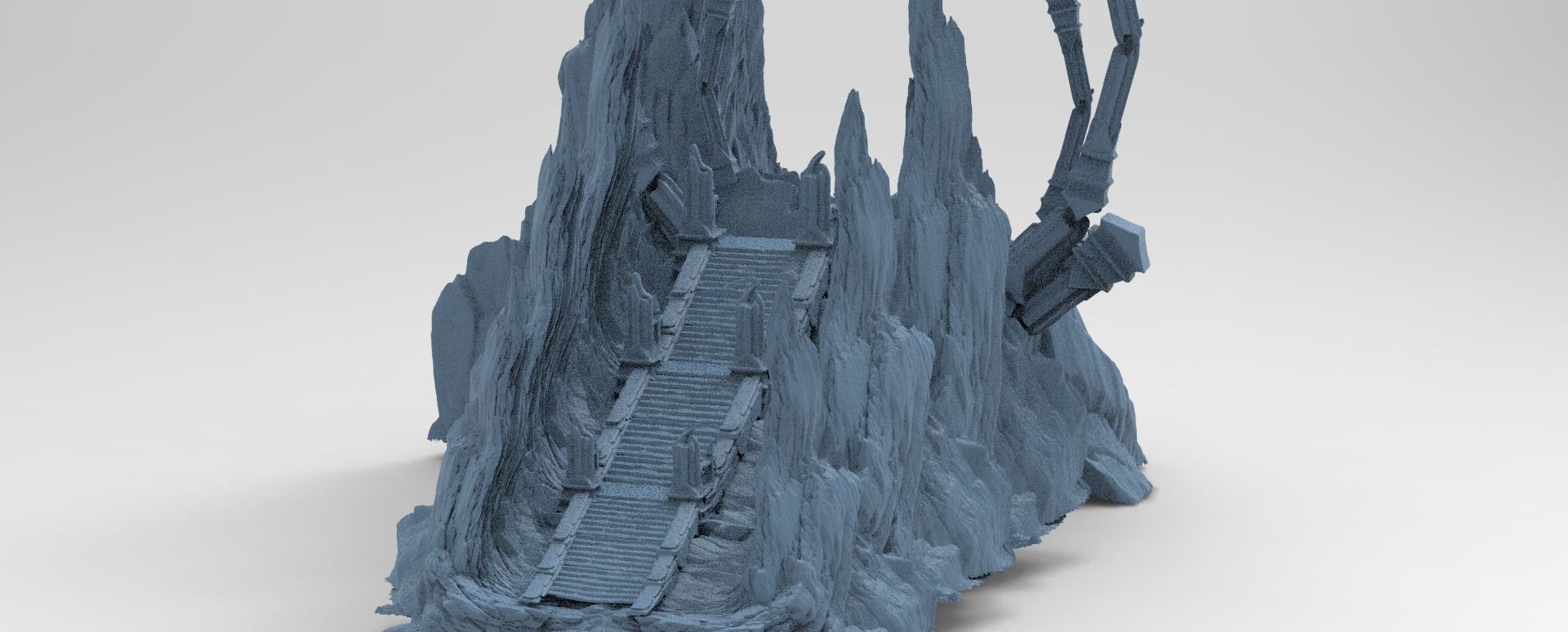 Hindu Gods Cliff collection full 3D model_5