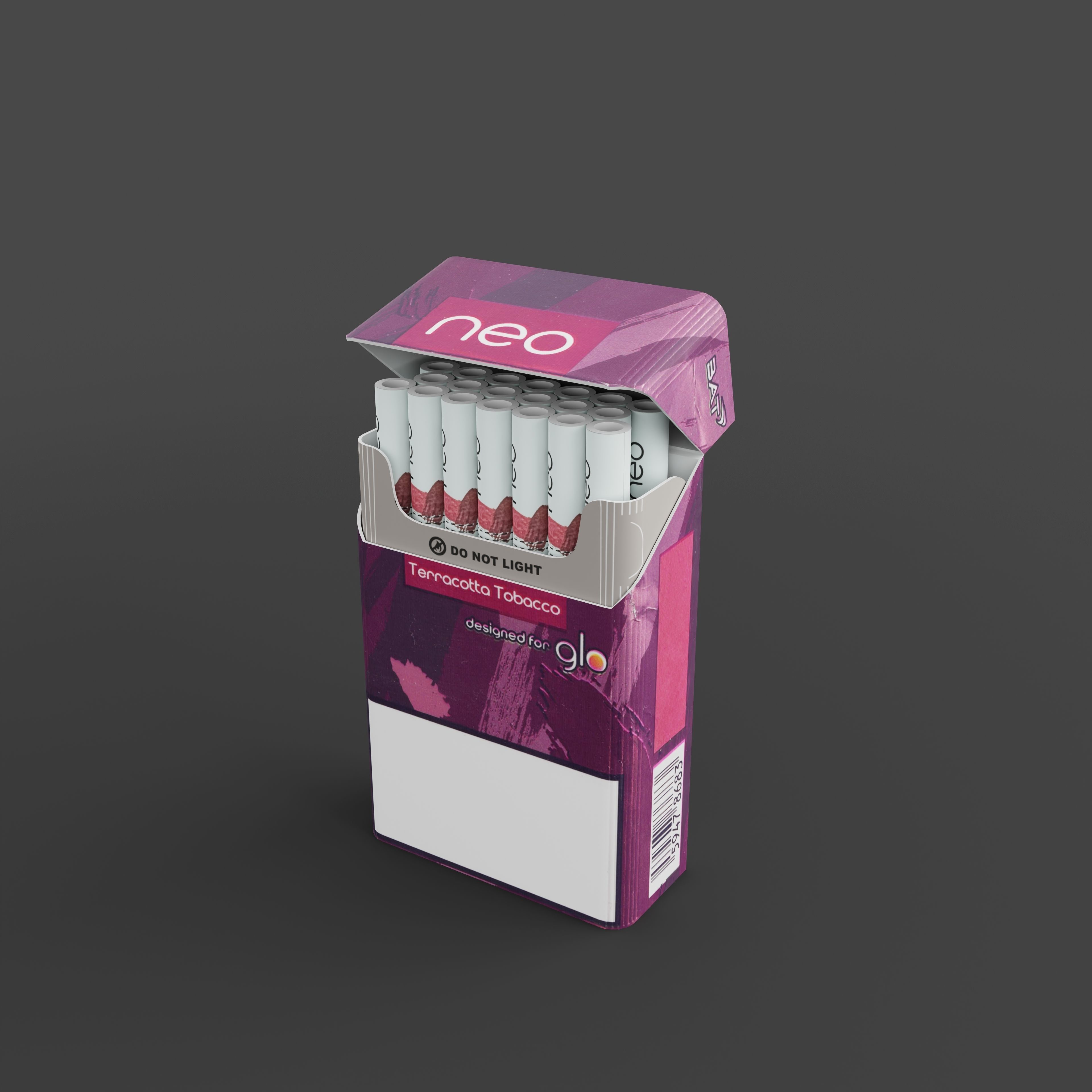 NEO Terracotta Tobacco for GLO Low-poly 3D model_2