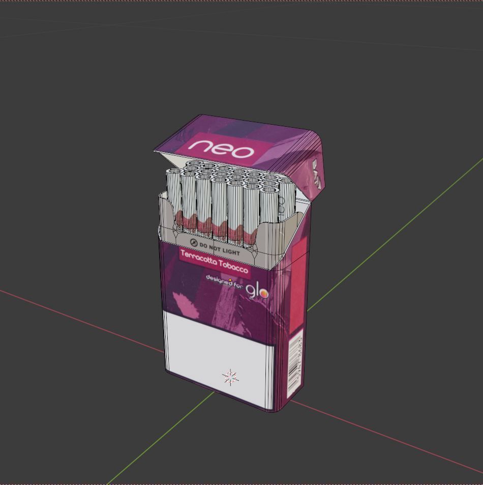NEO Terracotta Tobacco for GLO Low-poly 3D model_4