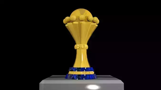 Africa Cup Of Nations 3D Trophy