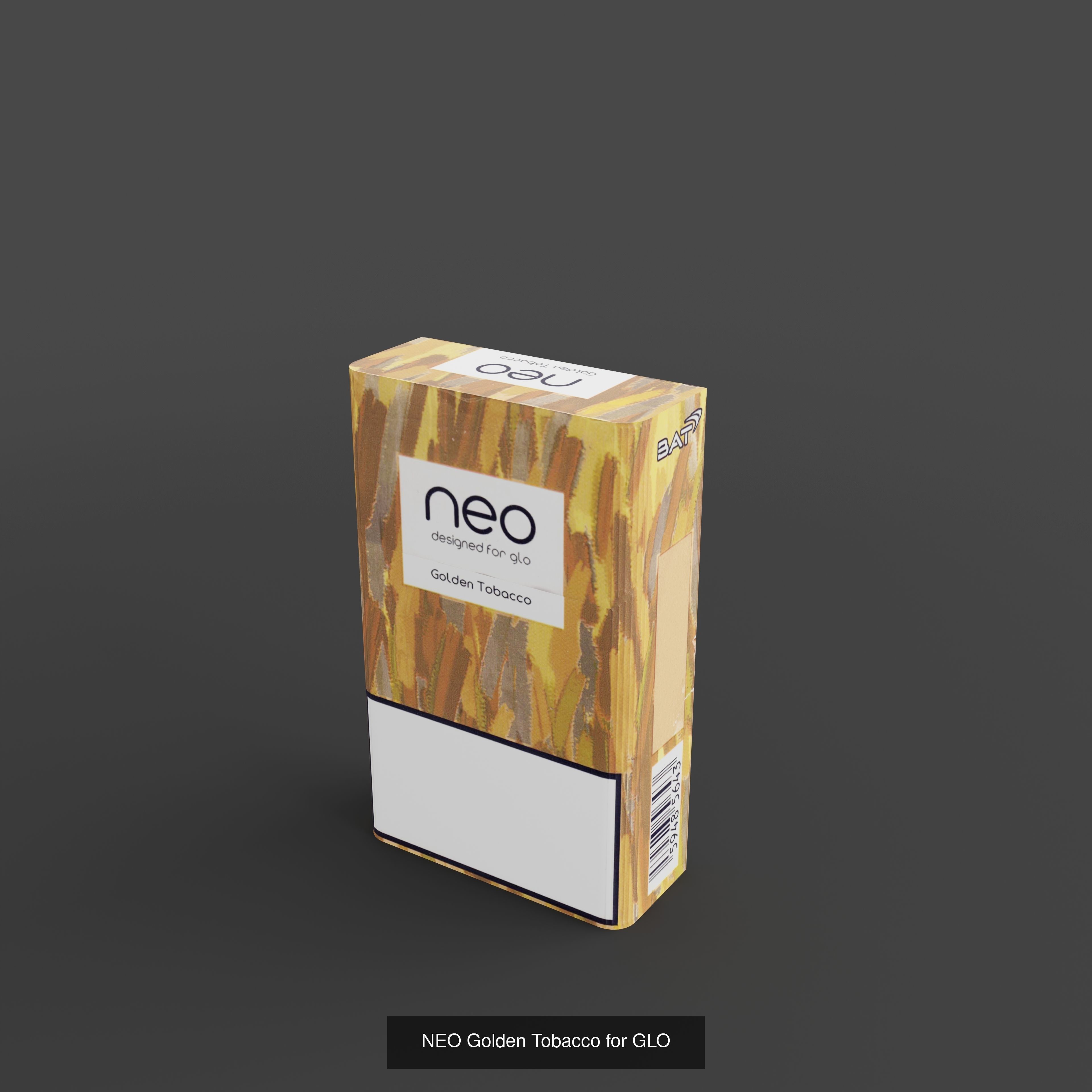 NEO cigarette Packs for GLO devices 3D Model Collection_4
