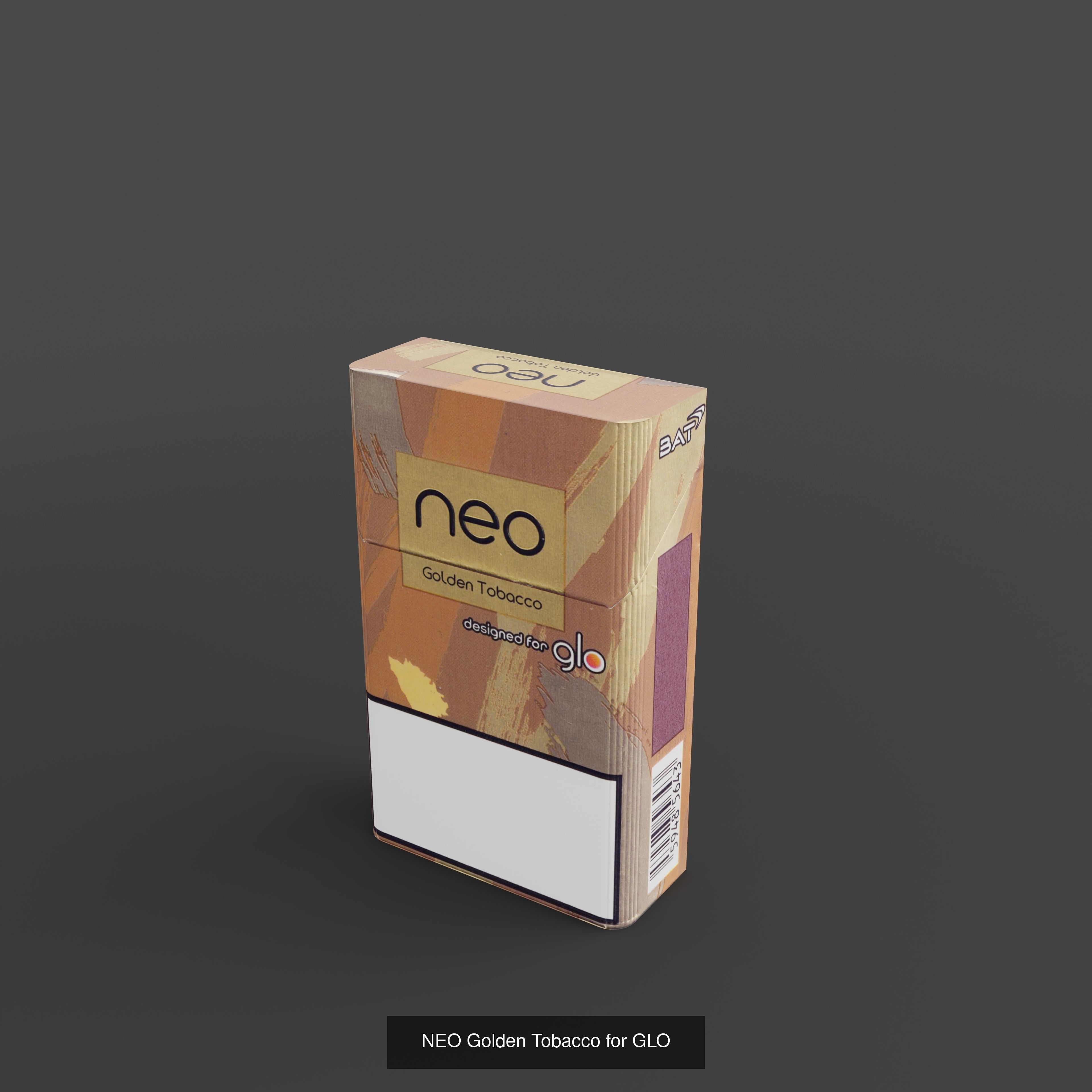 NEO cigarette Packs for GLO devices 3D Model Collection_3