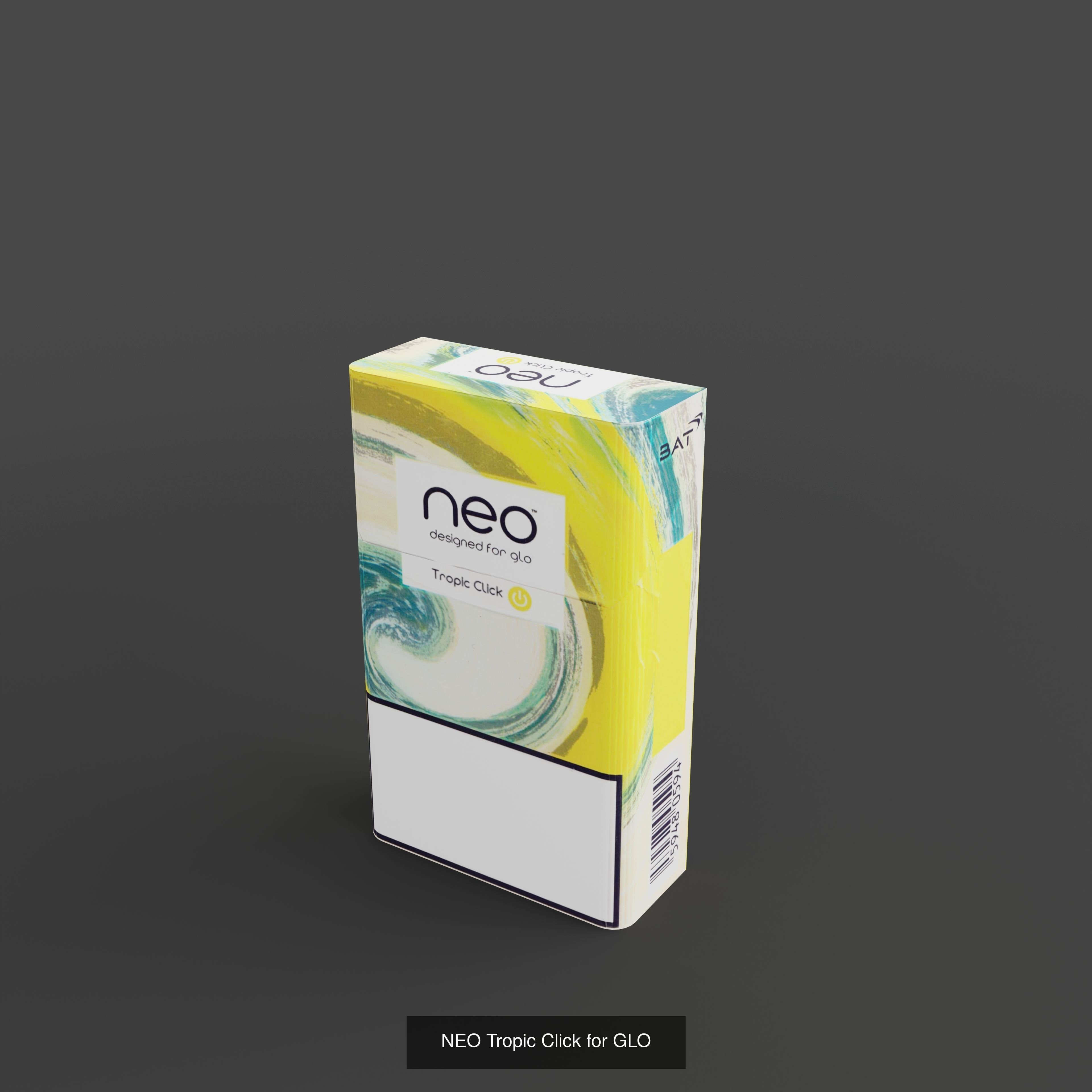 NEO cigarette Packs for GLO devices 3D Model Collection_11