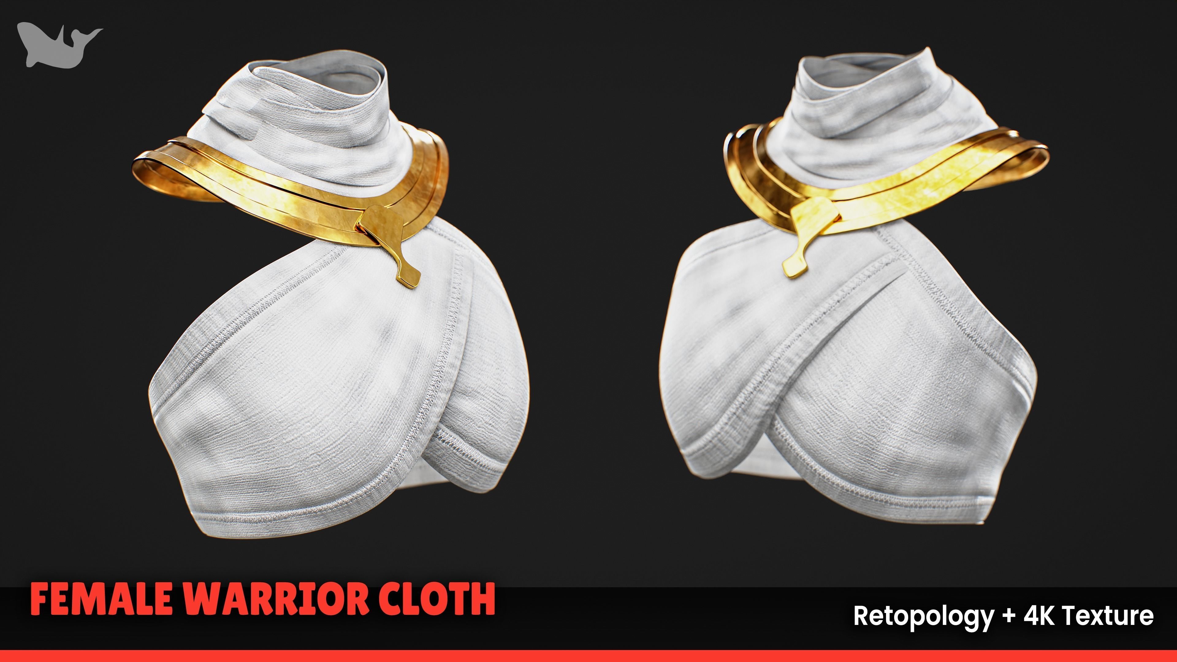 3D model Female Warrior Cloth 3D model VR / AR / low-poly | CGTrader