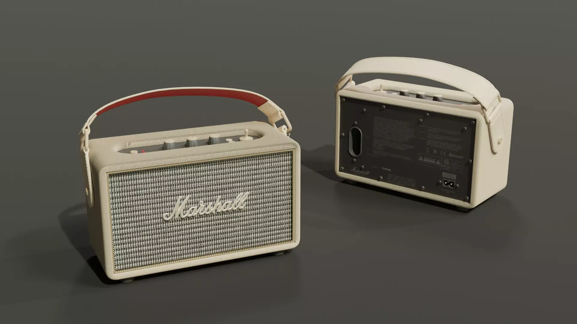 Marshall Kilburn Portable Bluetooth Speaker 3D model
