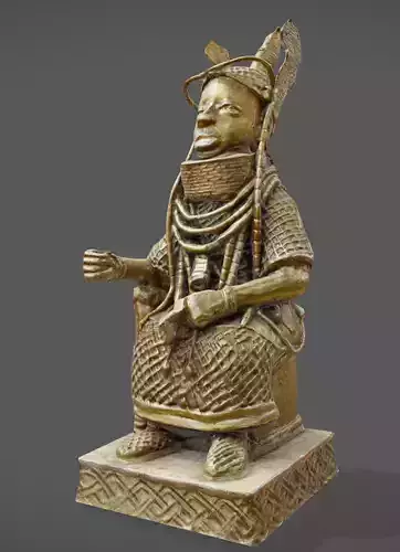Oba Ozolua- Bronze Cast