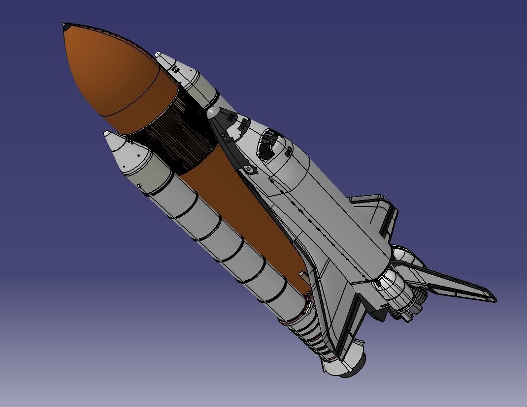 Space Shuttle 3D print model_8