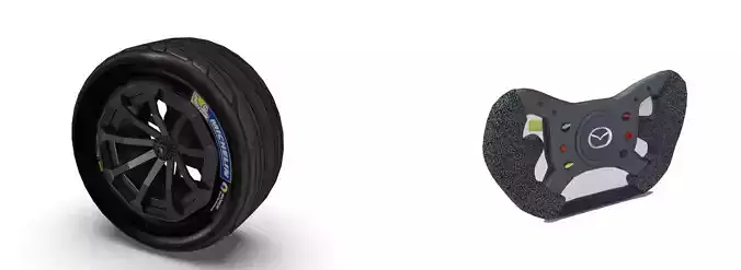 Mazda rx gt3 steering wheel - wheel