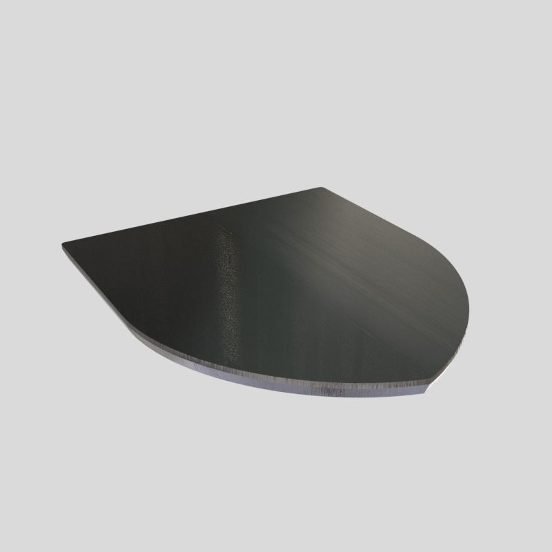 Knight helmet and swords on a shield 3D print model_3