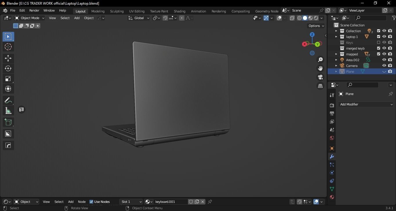 Lenovo G500 Laptop 3D model_28