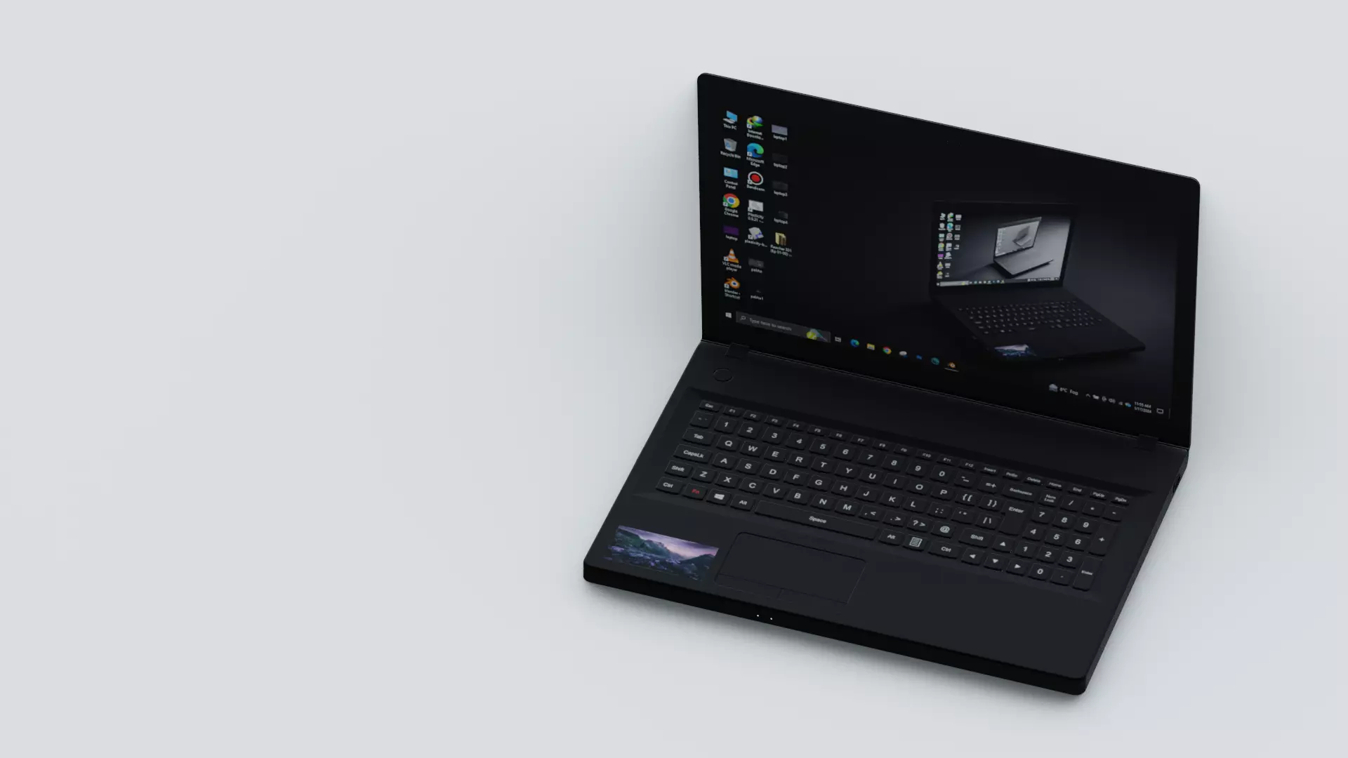 Lenovo G500 Laptop 3D model_0