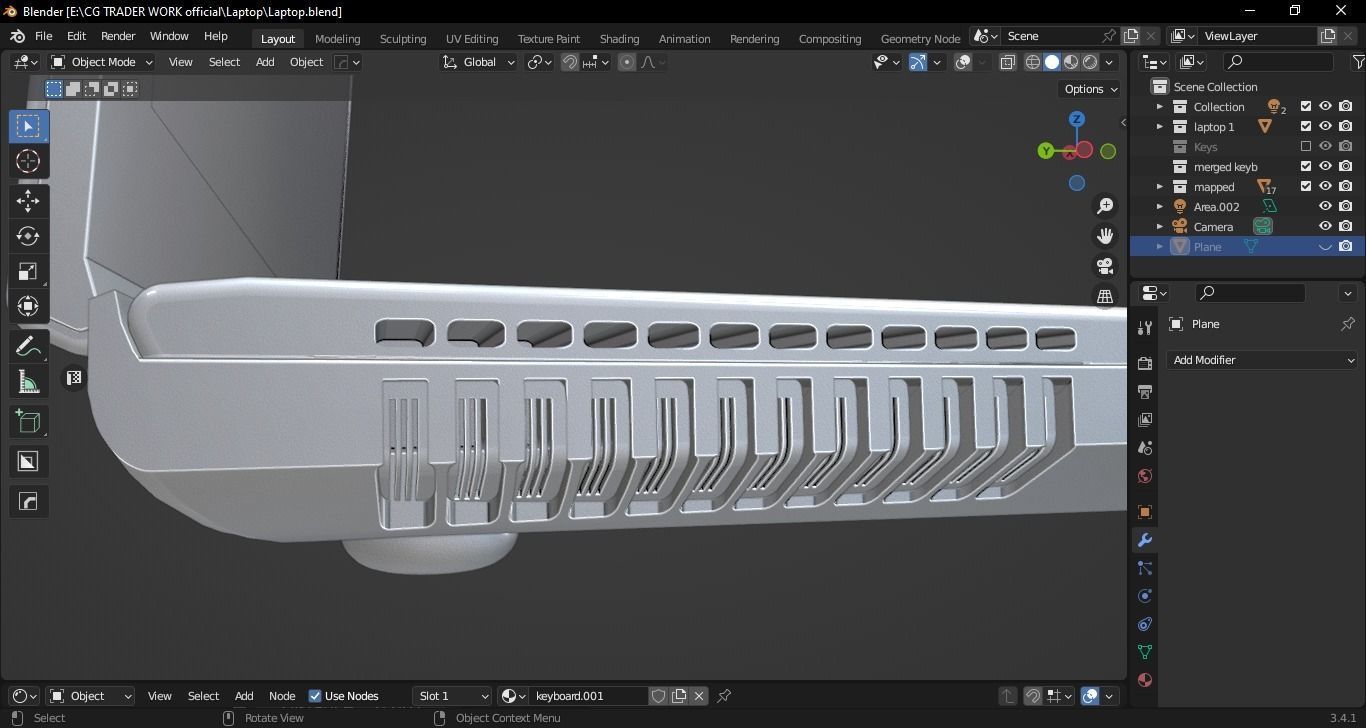 Lenovo G500 Laptop 3D model_35
