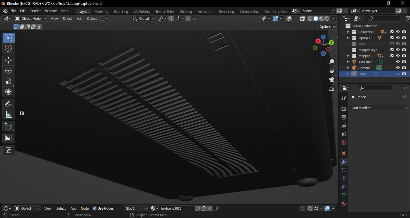 Lenovo G500 Laptop 3D model_31