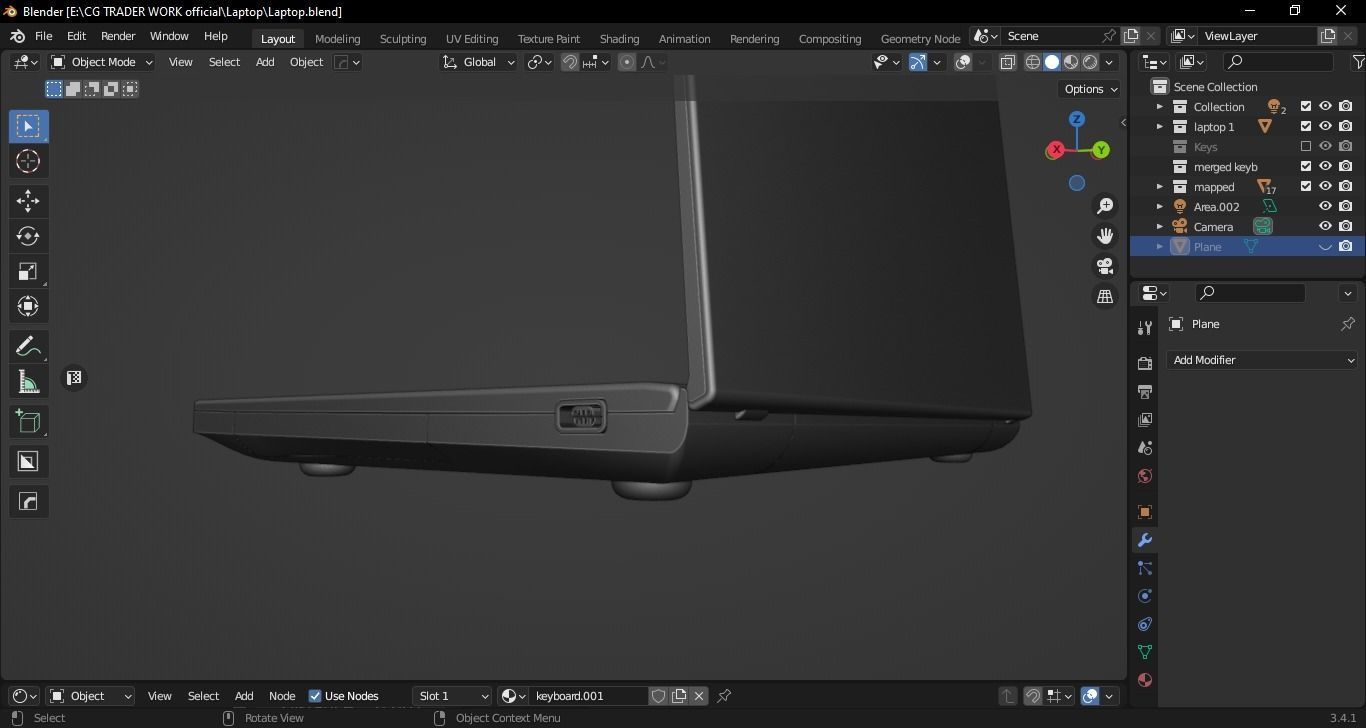 Lenovo G500 Laptop 3D model_21