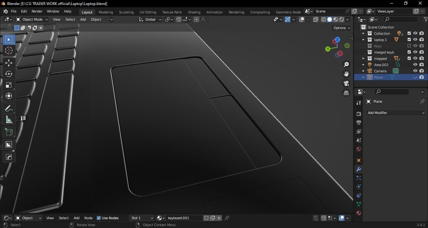 Lenovo G500 Laptop 3D model_46