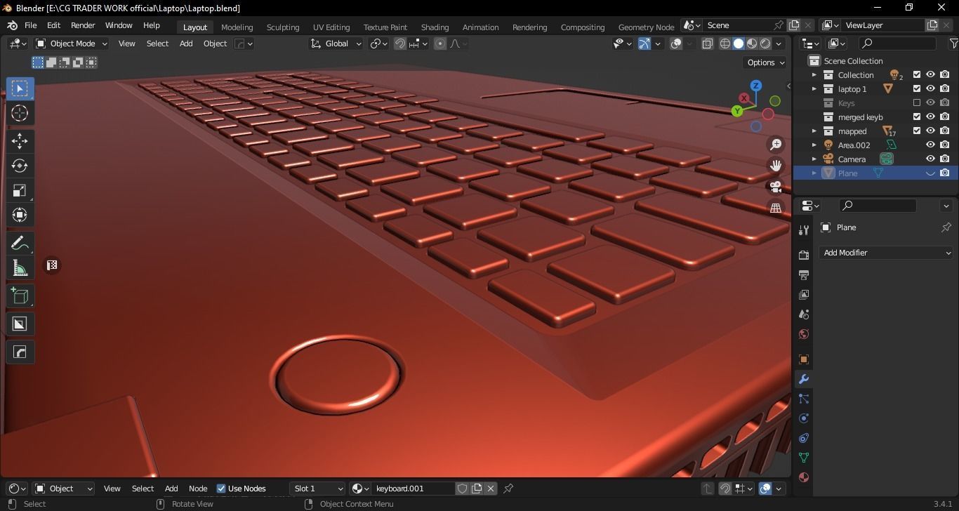 Lenovo G500 Laptop 3D model_44