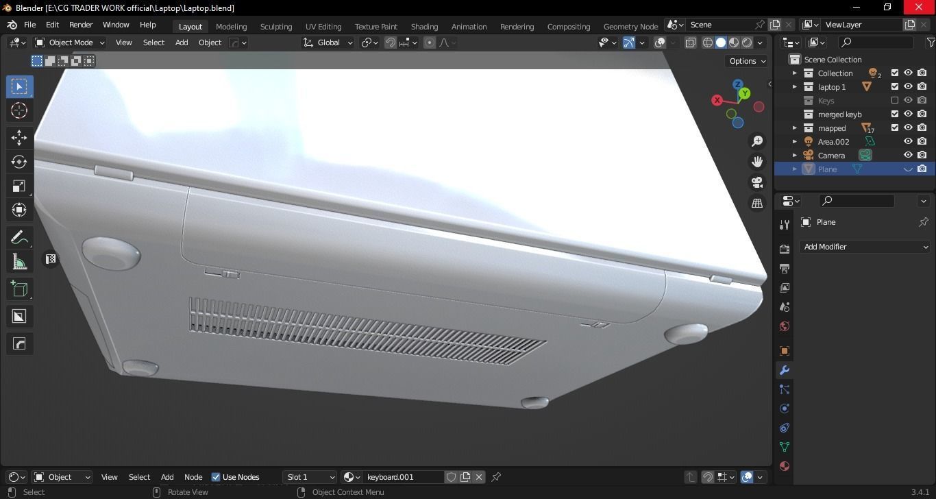 Lenovo G500 Laptop 3D model_22