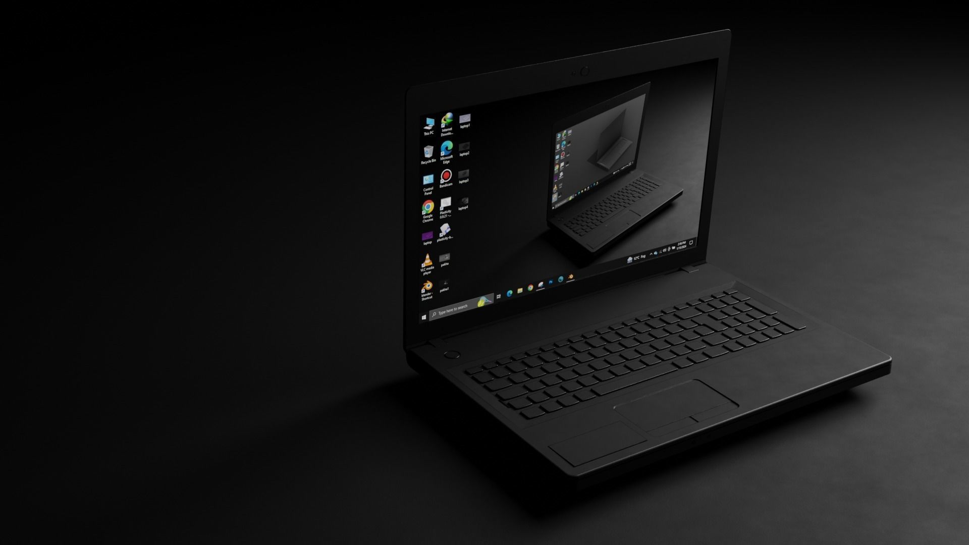 Lenovo G500 Laptop 3D model_47