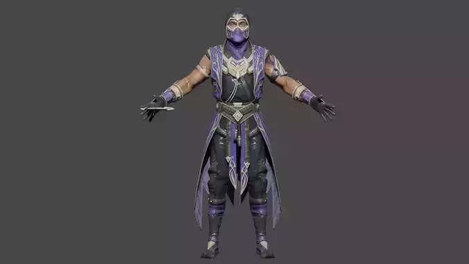 Rain Perfect Storm Low-poly 3D model