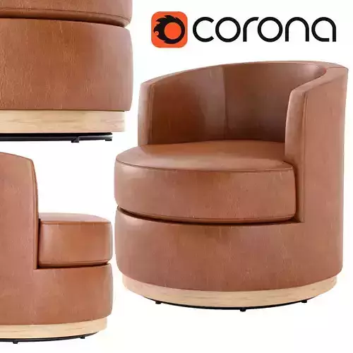 Balboa Upholstered Swivel Armchair