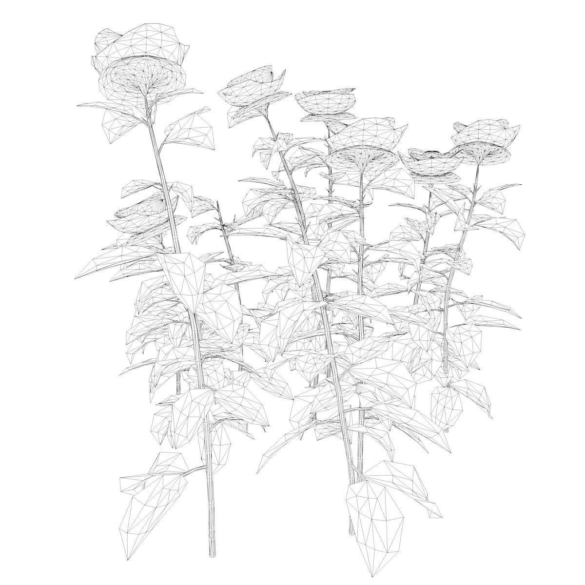 Red Rose Patch - 01 - 3D model_1