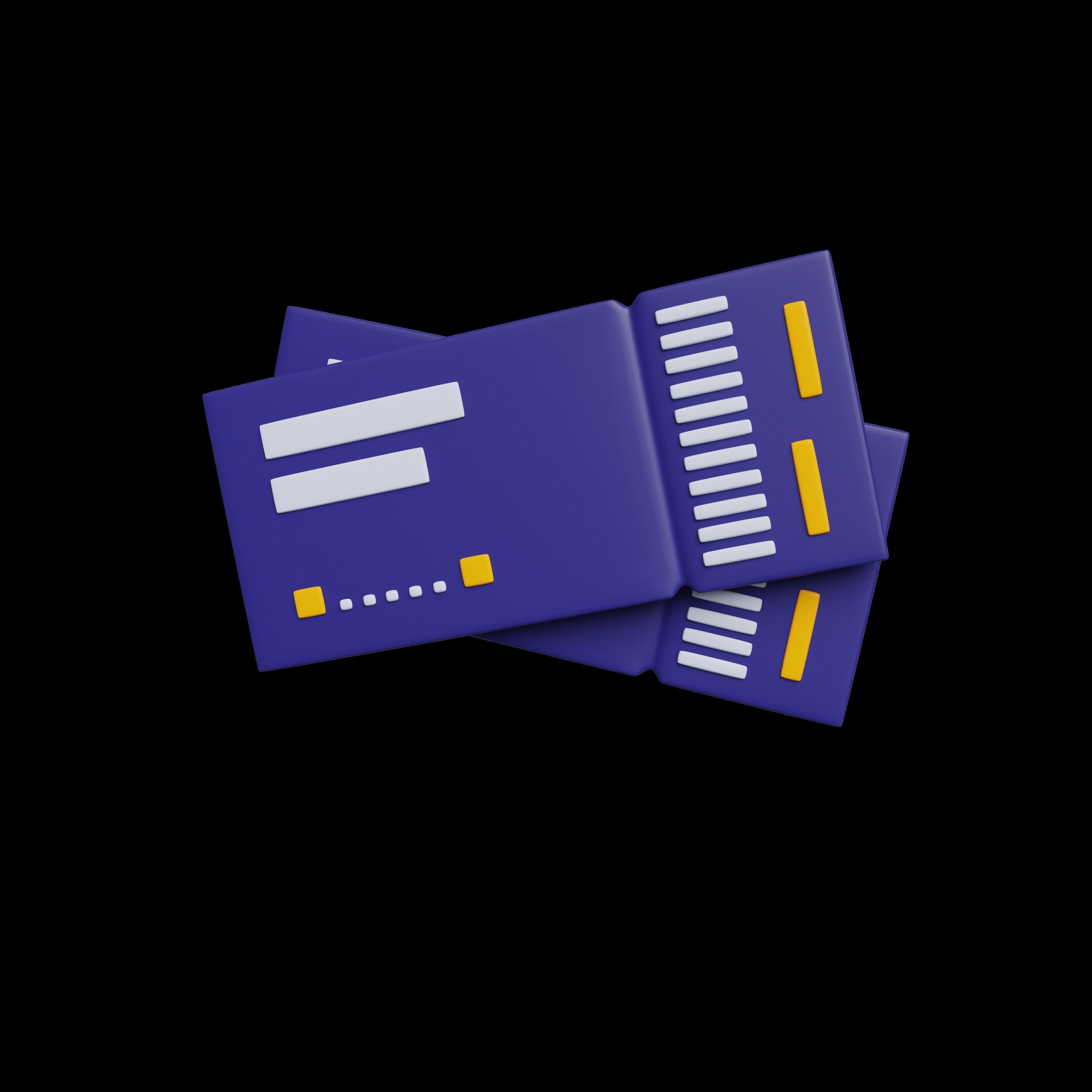 3D set of icons Travelling 3D model_9