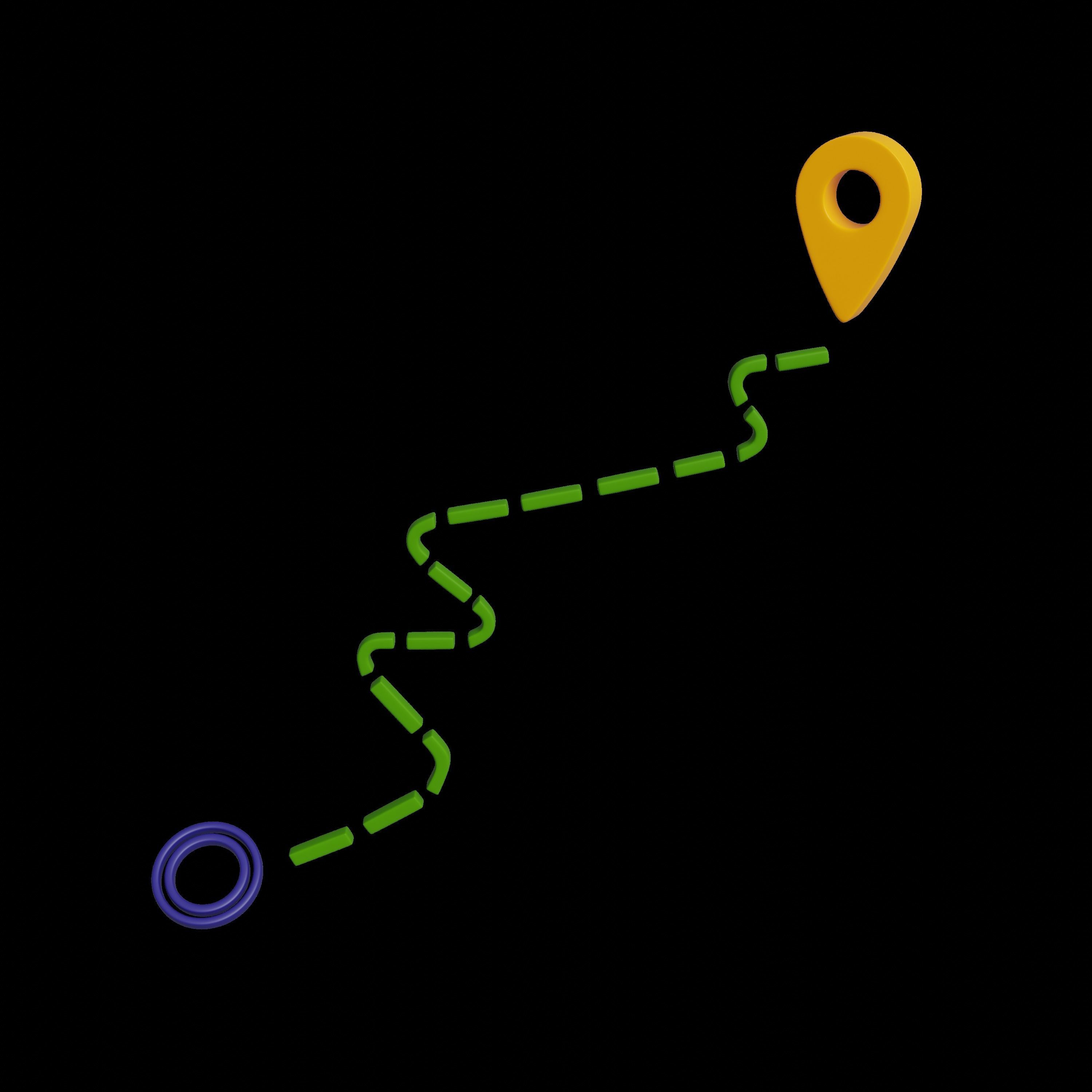 3D set of icons Travelling 3D model_14