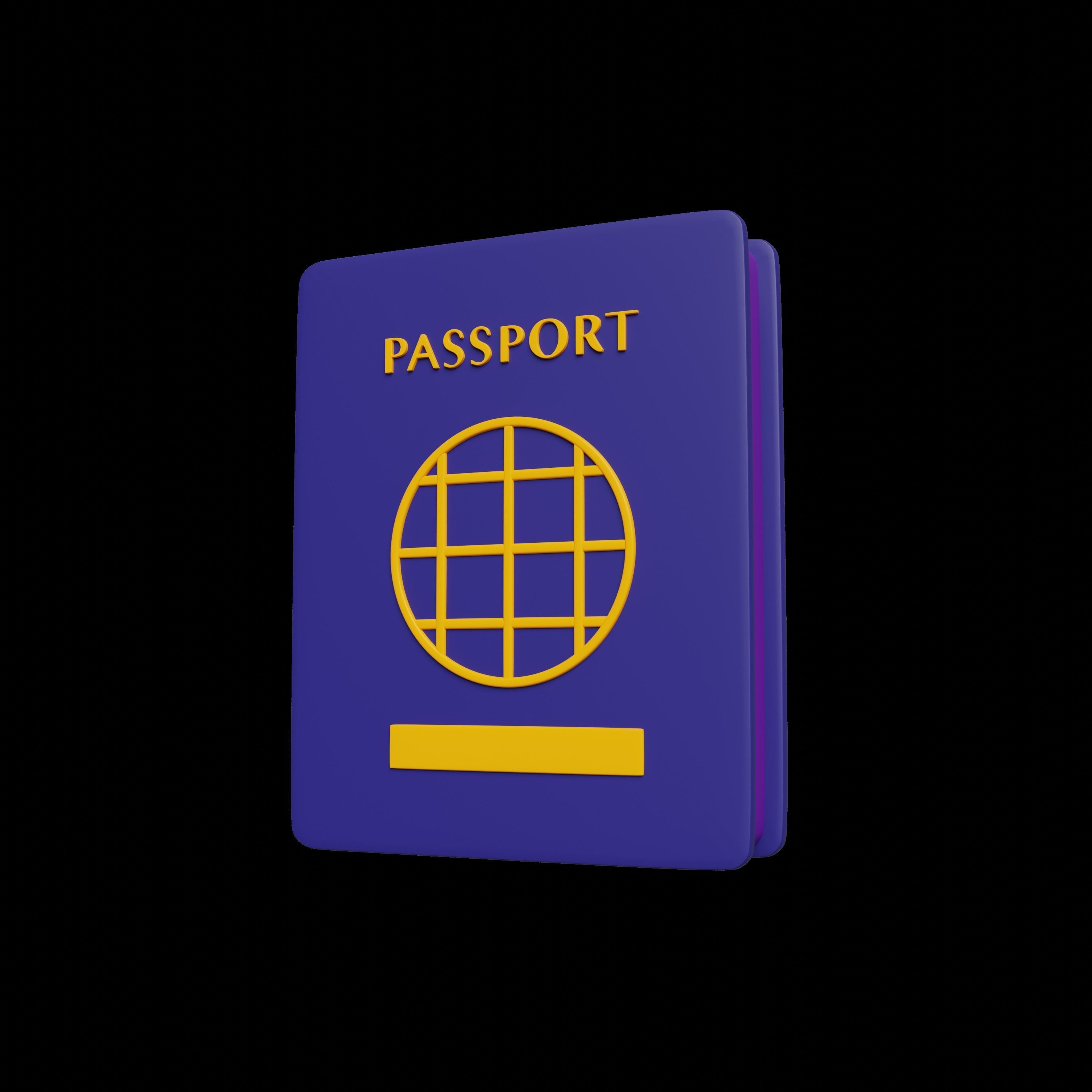 3D set of icons Travelling 3D model_5