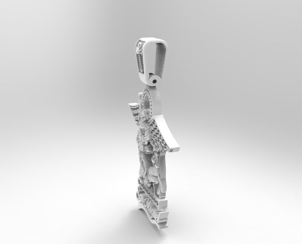 san miguel arcangel 3D print model_1