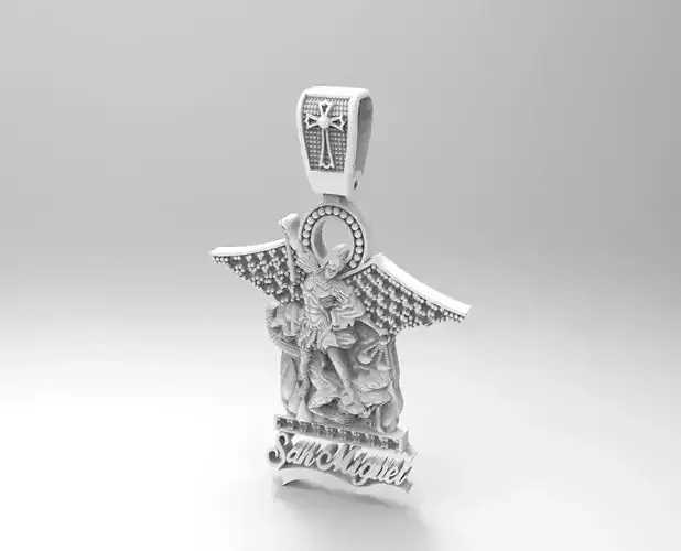 san miguel arcangel 3D print model