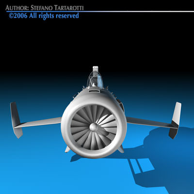 Turbine bike 3D model_6