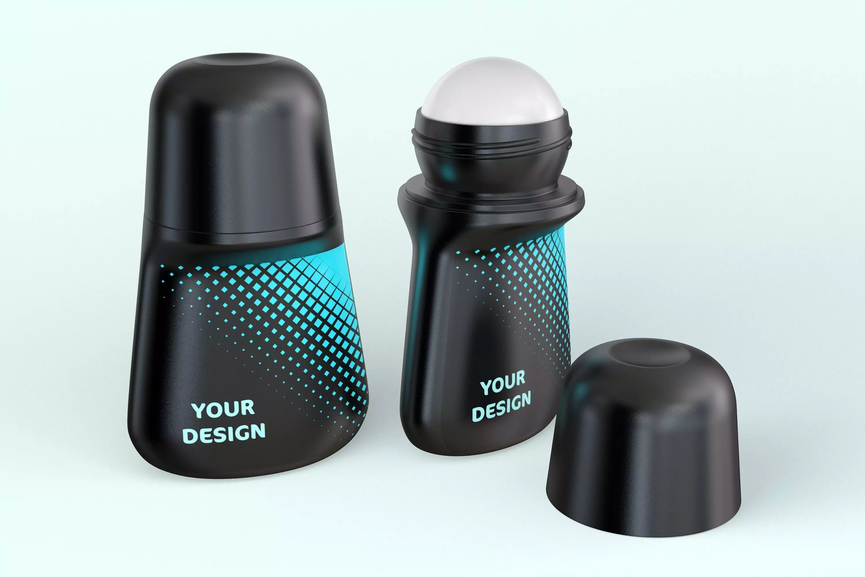 Roll-On Deodorant 3D model_0