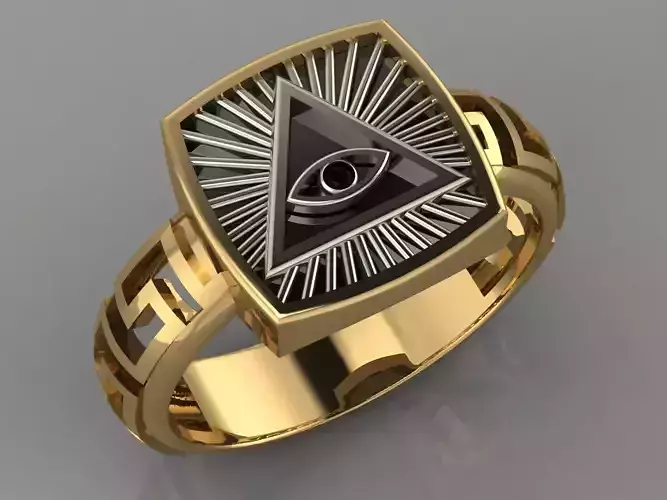 eye of god ring mk0019