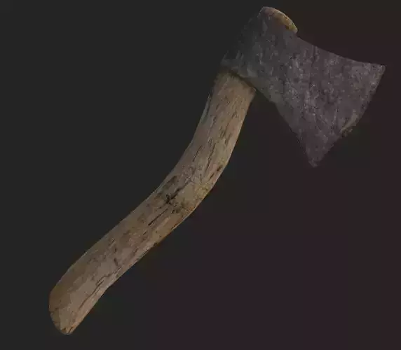 Realistic Stone Axe
