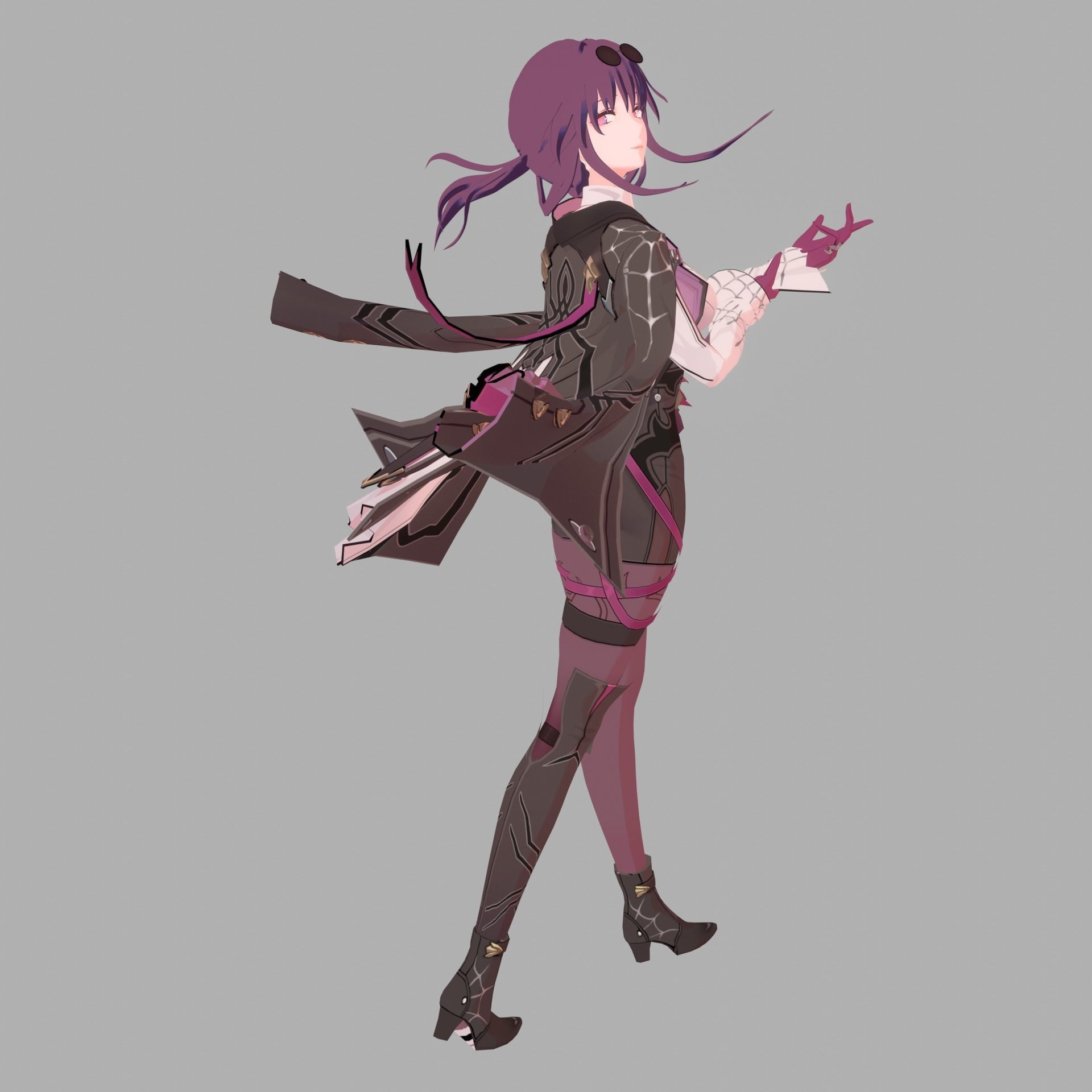 Kafka - Honkai Star Rail 3D Print 3D print model_2