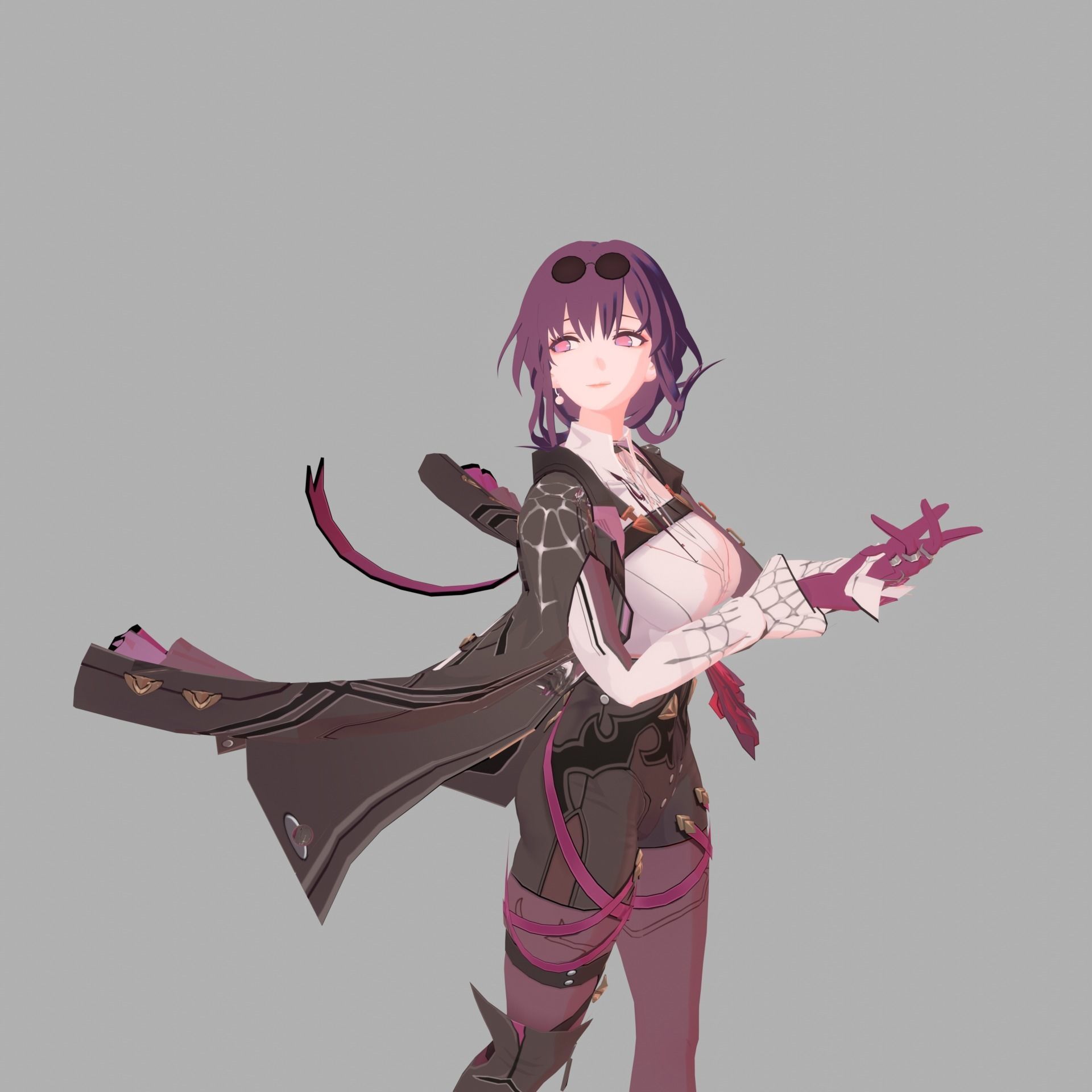 Kafka - Honkai Star Rail 3D Print 3D print model_1