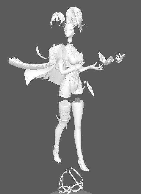 Kafka - Honkai Star Rail 3D Print 3D print model_9