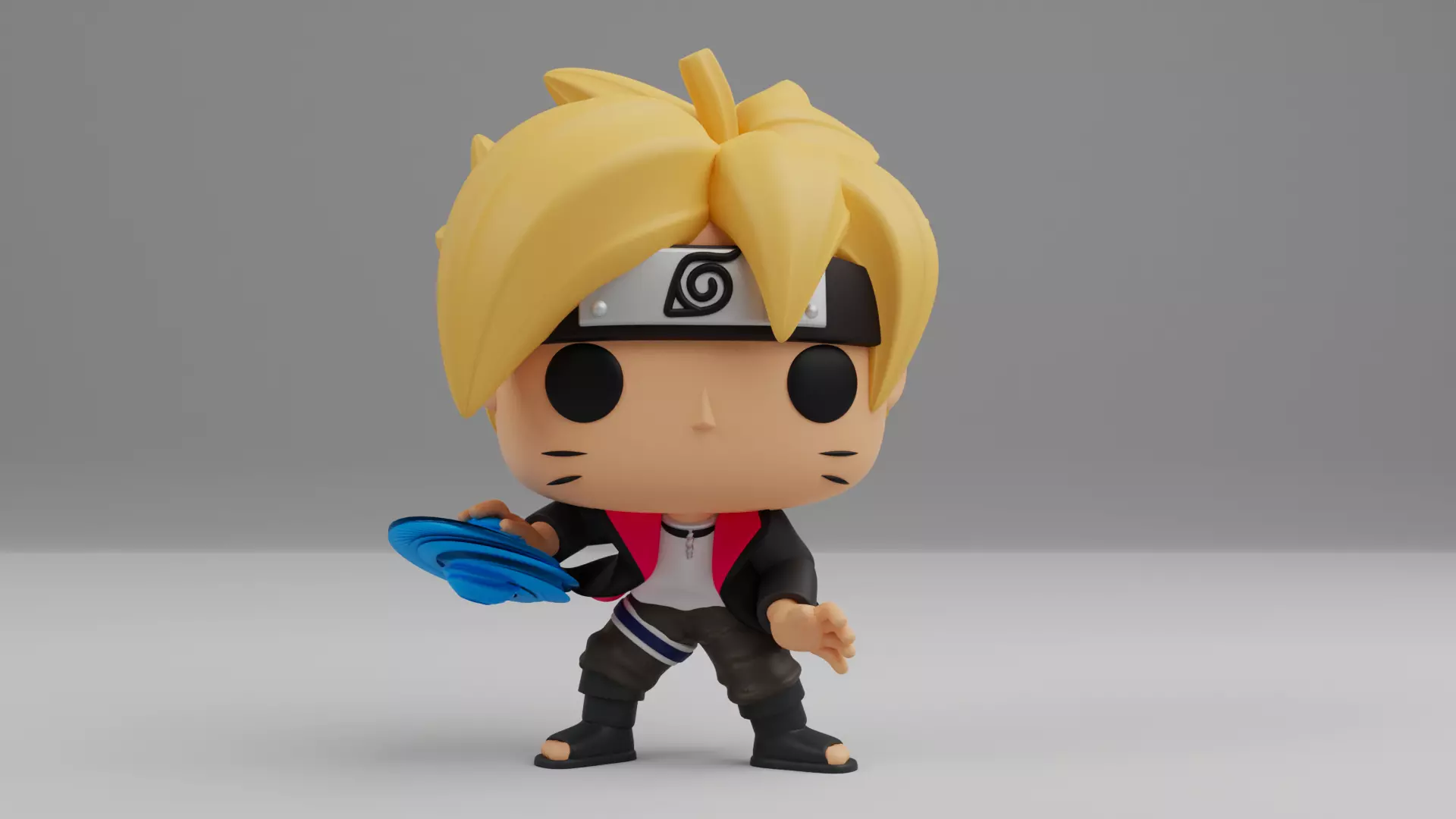 Boruto with Rasengan Funko pop 3D print model_0