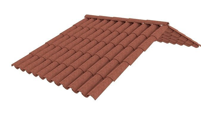 Clay Rooftiles Coppi 3D model