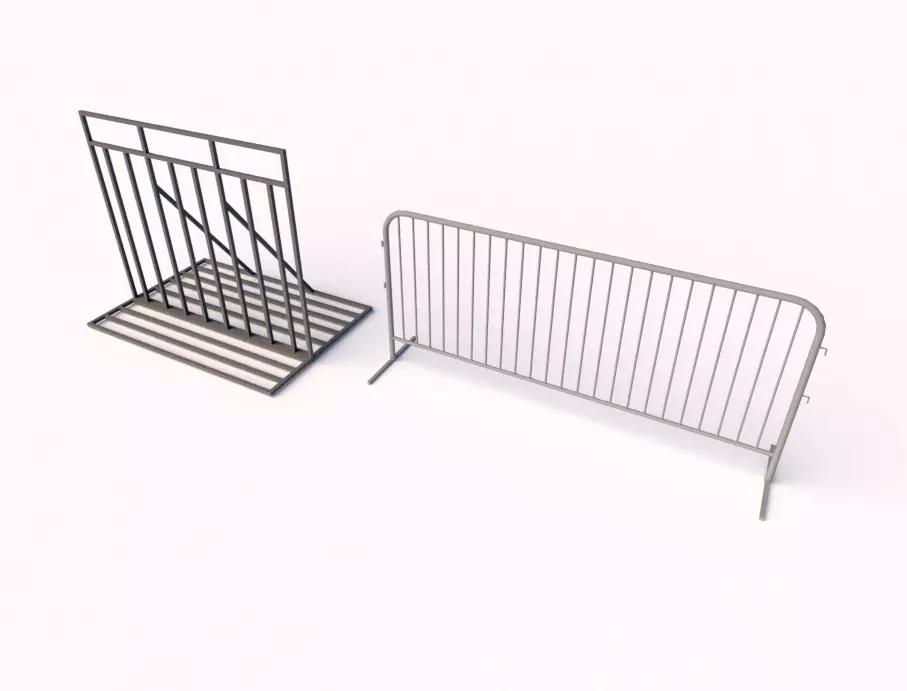 Baricade and rowing 3D model_0