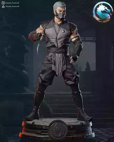 Mortal Kombat Smoker 3D print model